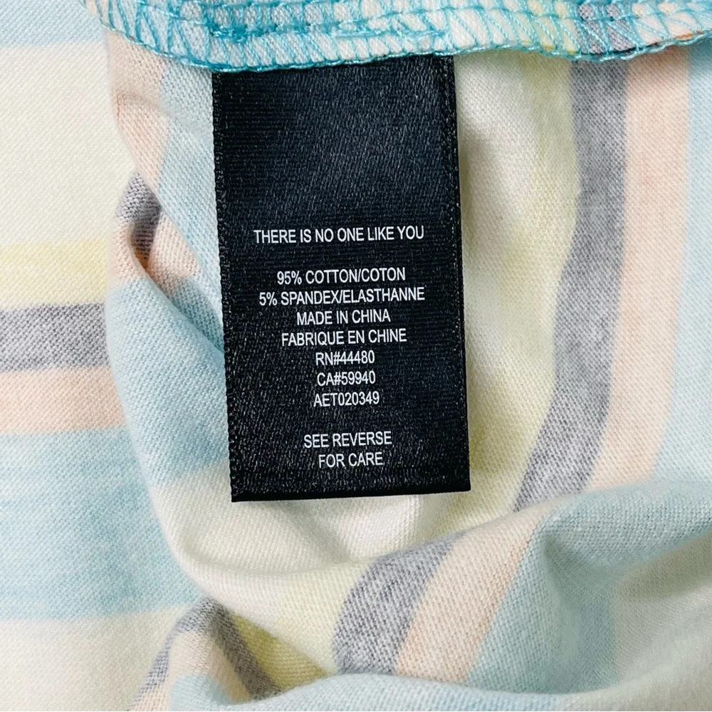 AFRM Turquoise Stripe Jorja Knit Top Size 2XL NWT - Picture 7 of 10